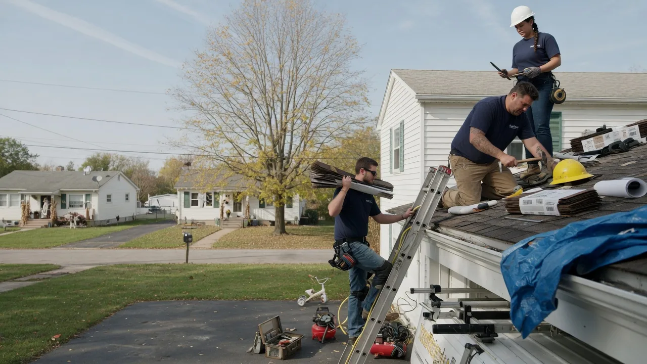 Local Roofing Contractors in Harrisburg, IL near me